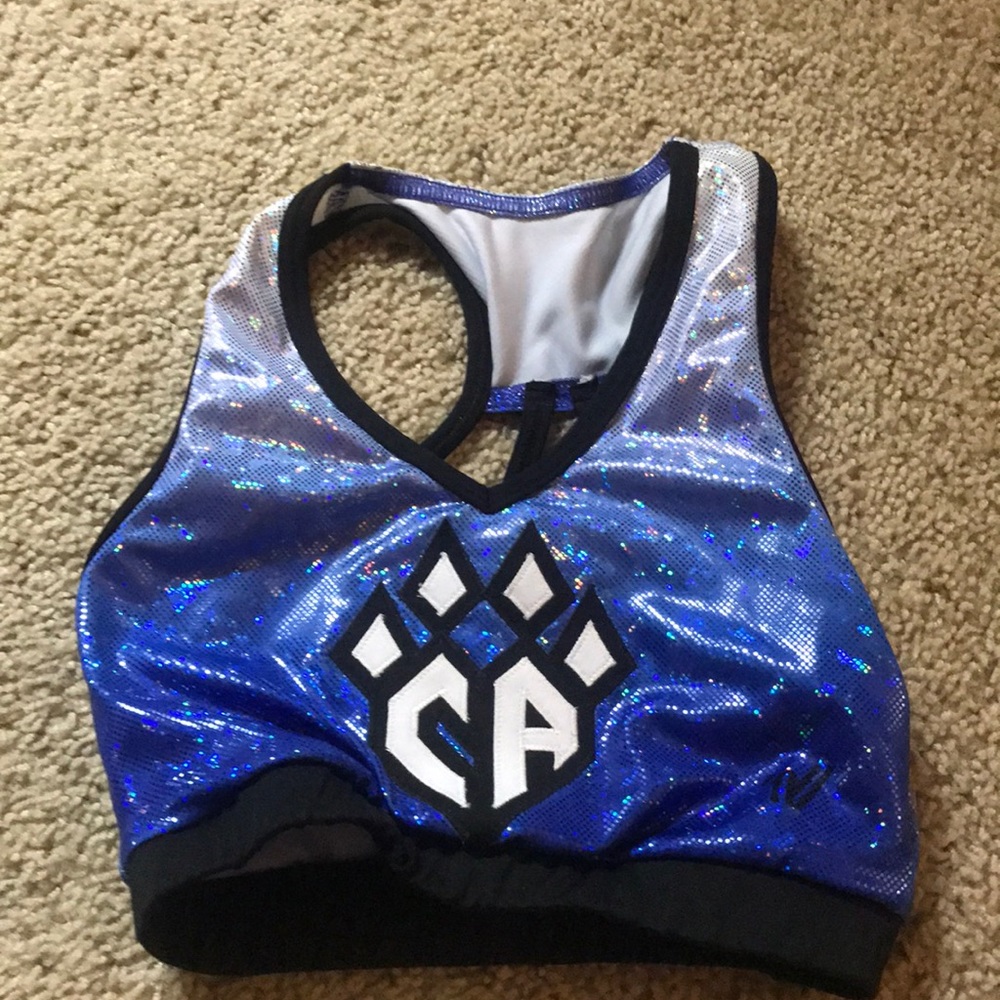 Cheer athletics sports bra